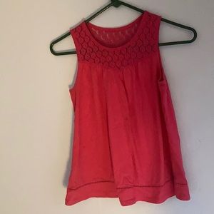 Faded glory pink tank top